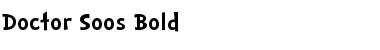 Download Doctor Soos Bold Bold Font Title Preview