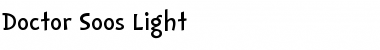 Download Doctor Soos Light Negreta Font Title Preview