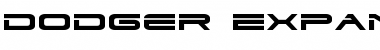 Download Dodger Expanded Expanded Font Title Preview