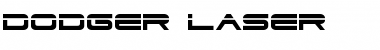 Download Dodger Laser Regular Font Title Preview