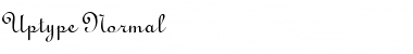 Download Uptype Normal Font Title Preview