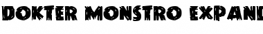 Download Dokter Monstro Expanded Expanded Font Title Preview