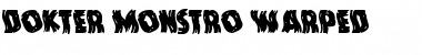 Download Dokter Monstro Warped Regular Font Title Preview