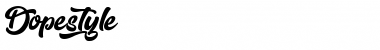 Download Dopestyle Regular Font Title Preview