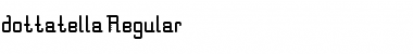 Download dottatella Regular Font Title Preview
