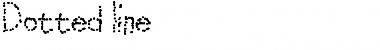 Download Dotted line Dotted line Font Title Preview
