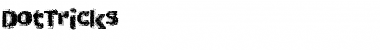 Download DotTricks Regular Font Title Preview