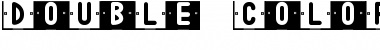 Download DoUbLe CoLoR St Regular Font Title Preview