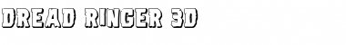 Download Dread Ringer 3D Regular Font Title Preview