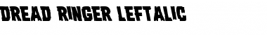 Download Dread Ringer Leftalic Italic Font Title Preview