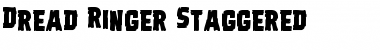 Download Dread Ringer Staggered Regular Font Title Preview