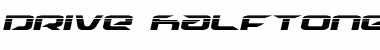 Download Drive Halftone Italic Italic Font Title Preview