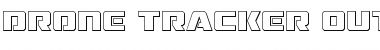 Download Drone Tracker Outline Outline Font Title Preview