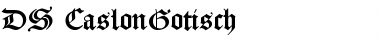 Download DS CaslonGotisch Regular Font Title Preview