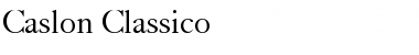 Download Caslon Classico Regular Font Title Preview