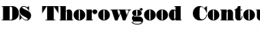 Download DS Thorowgood Contour Regular Font Title Preview