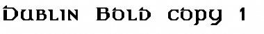 Download Dublin Bold Font Title Preview