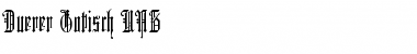Download Duerer Gotisch UNZ Regular Font Title Preview