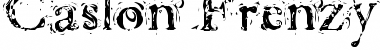 Download Caslon Frenzy Regular Font Title Preview