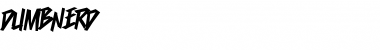 Download Dumbnerd Regular Font Title Preview