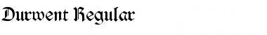 Download Durwent Regular Font Title Preview