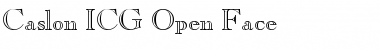 Download Caslon ICG Open Face Font Title Preview