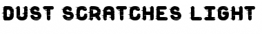 Download Dust Scratches light Regular Font Title Preview