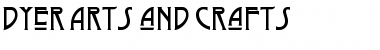 Download Dyer Arts and Crafts Normal Font Title Preview