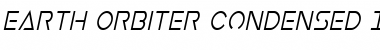Download Earth Orbiter Condensed Italic Condensed Italic Font