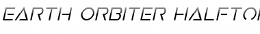 Download Earth Orbiter Halftone Italic Italic Font
