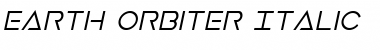 Download Earth Orbiter Italic Font
