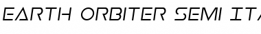 Download Earth Orbiter Semi-Italic Semi-Italic Font