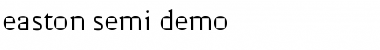 Download Easton Semi_demo Font