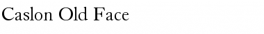 Download CaslonOldFace Roman Font Title Preview