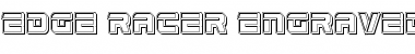Download Edge Racer Engraved Regular Font
