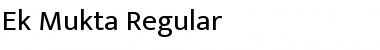 Download Ek Mukta Regular Font Title Preview