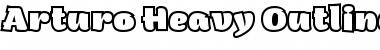 Download Arturo Trial Heavy Outline Font Title Preview