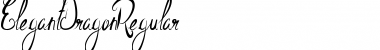 Download Elegant Dragon Regular Font Title Preview