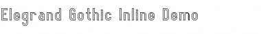 Download Elegrand Gothic Inline Demo Regular Font Title Preview