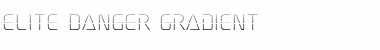 Download Elite Danger Gradient Regular Font Title Preview