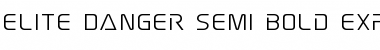 Download Elite Danger Semi-Bold Expanded Semi-Bold Expanded Font Title Preview