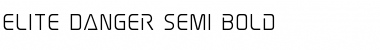 Download Elite Danger Semi-Bold Semi-Bold Font Title Preview