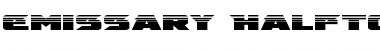Download Emissary Halftone Regular Font Title Preview