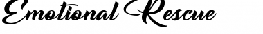 Download Emotional Rescue Regular Font Title Preview