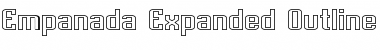 Download Empanada Expanded Outline Regular Font Title Preview