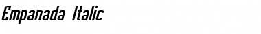 Download Empanada Italic Font Title Preview