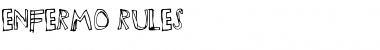 Download Enfermo Rules Regular Font Title Preview