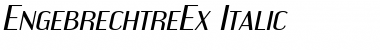 Download Engebrechtre Expanded Italic Font Title Preview