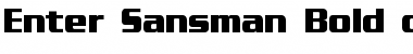 Download Enter Sansman 1. Bold Font Title Preview