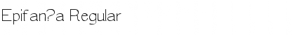 Download Epifan?a Regular Font Title Preview